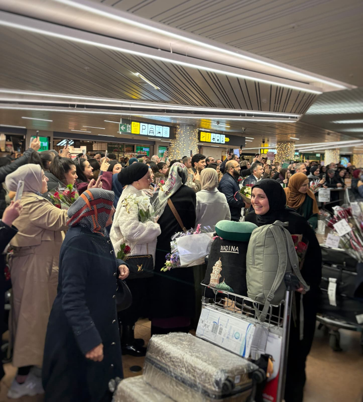 İki kafile halinde gelen umrecilerimiz coşkuyla karşılandı
